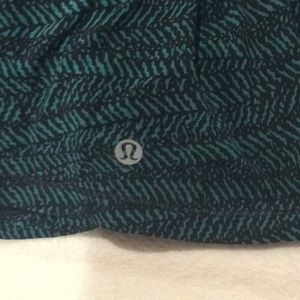 Green and black Lululemon skort